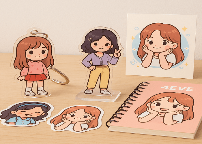 DIY แฟนอาร์ตสุดครีเอท: เปลี่ยนความรักศิลปิน K-POP และ T-POP ให้เป็นของใช้สุดน่ารัก