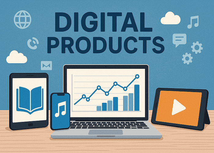 Digital Products Illustration